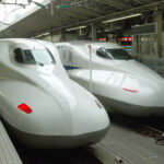 東海道新幹線のぞみ（N700系）の充電用コンセント位置